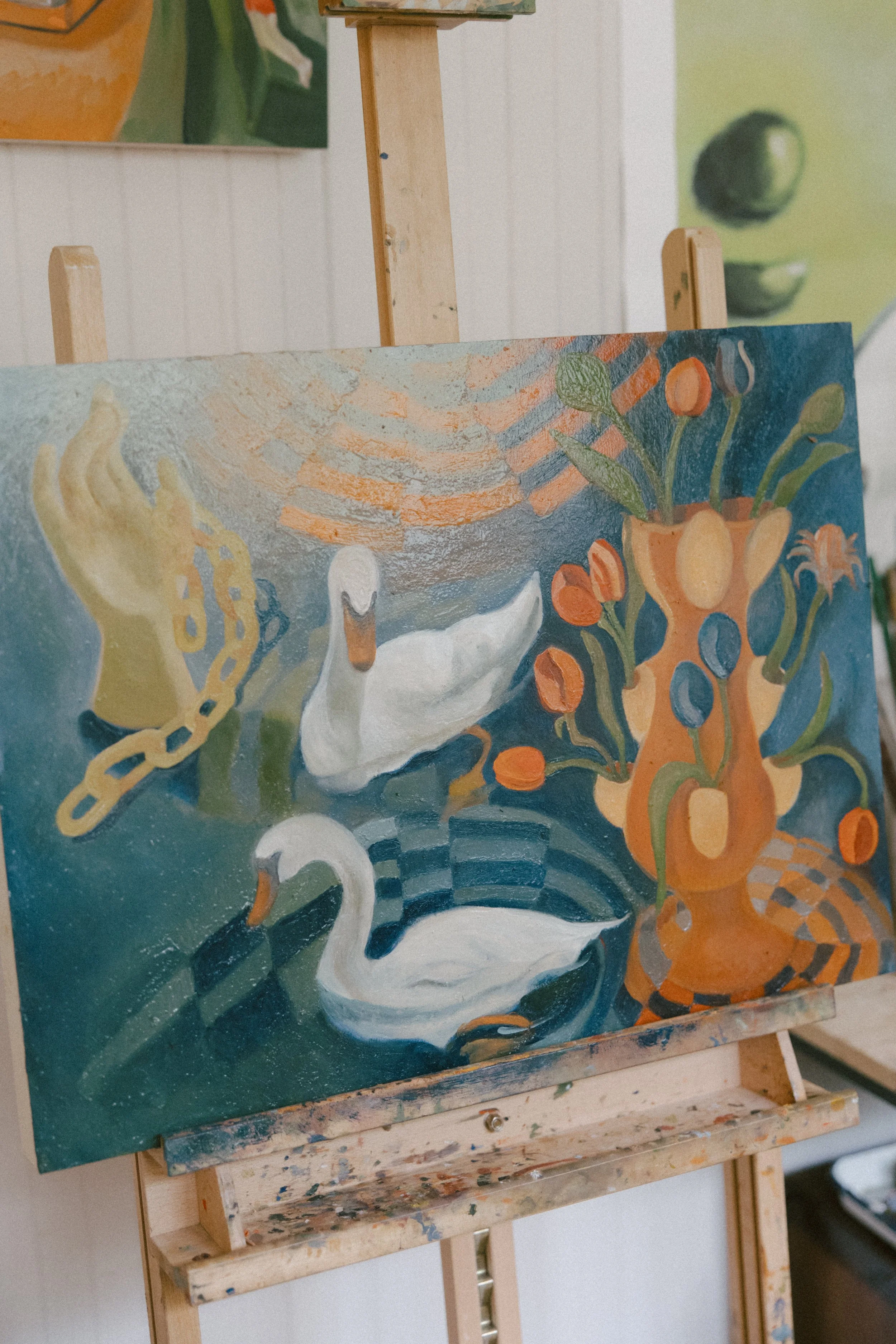 Conditions We Anticipate, 24"x18", oil on wood