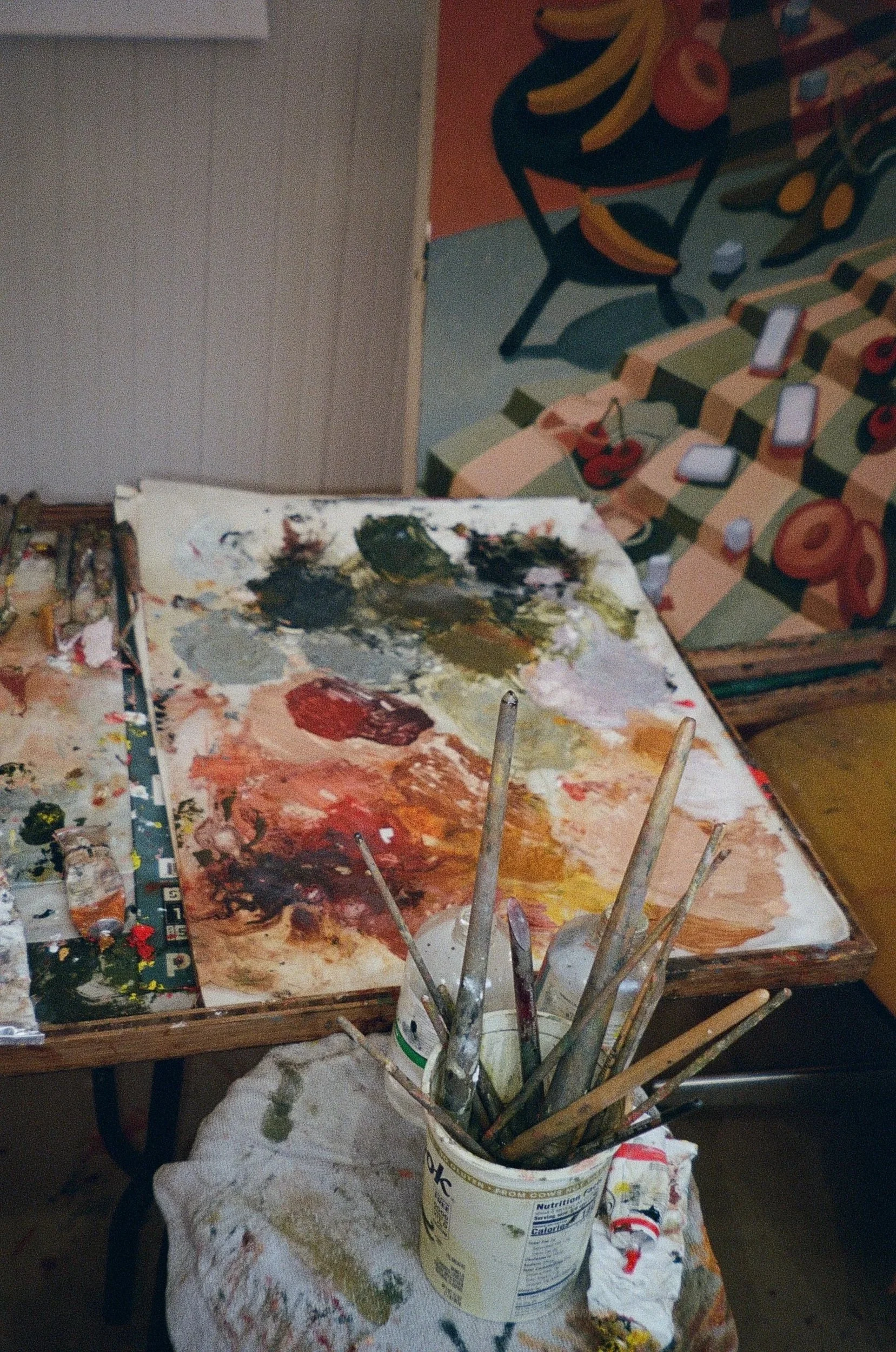 Another messy palette.