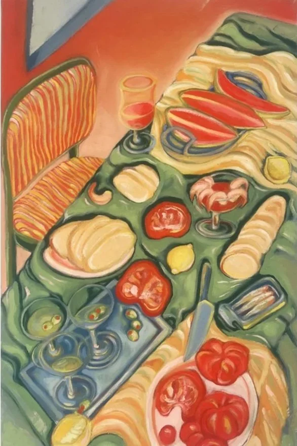 End of Summer Feast | Oil on Canvas | Sold