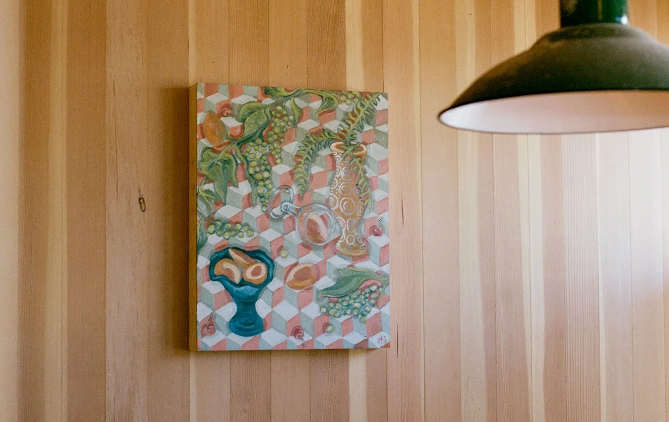 Peach Delirium, Oil on Wood | "Spoils" Solo Exhibition | COLLECTOR