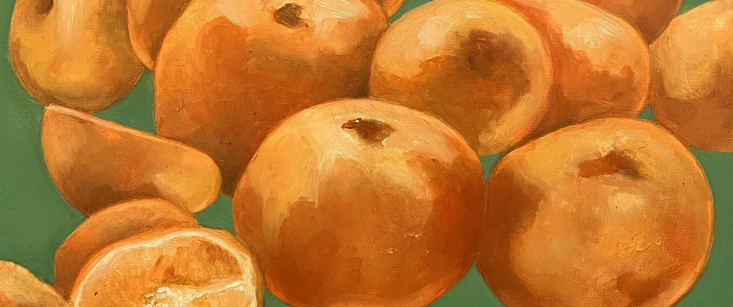 Orange Mess | Oil on Canvas | Sold