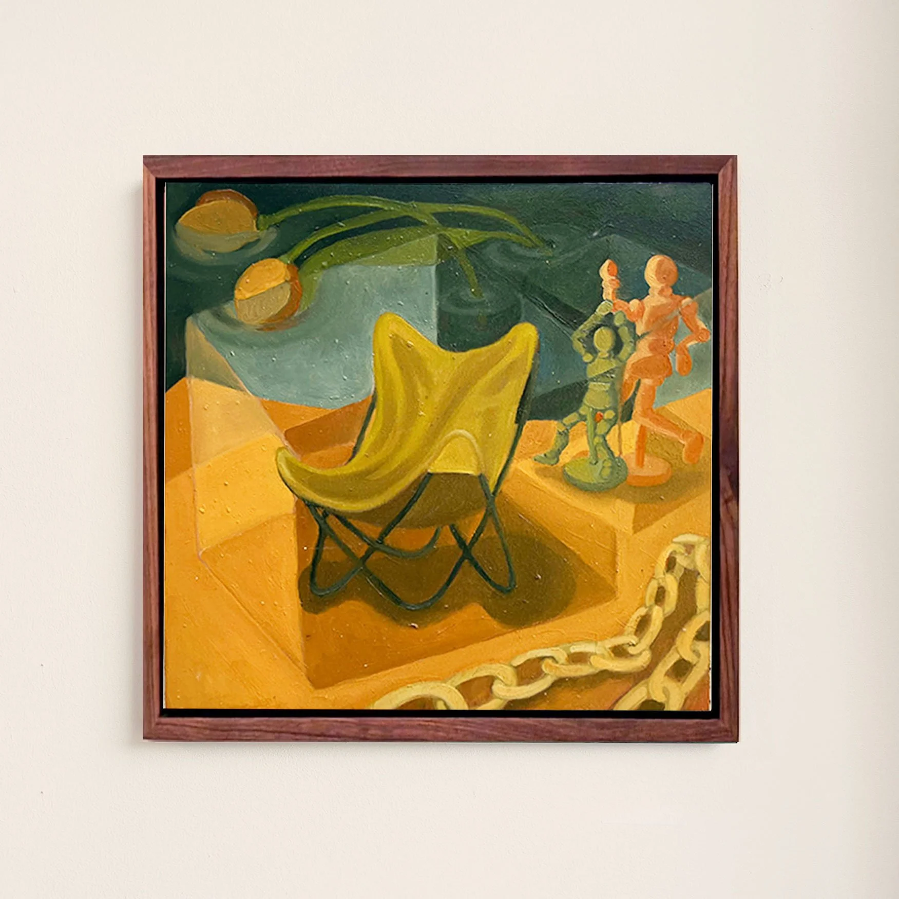 Simplicity in Abstraction 12"x12", oil on wood