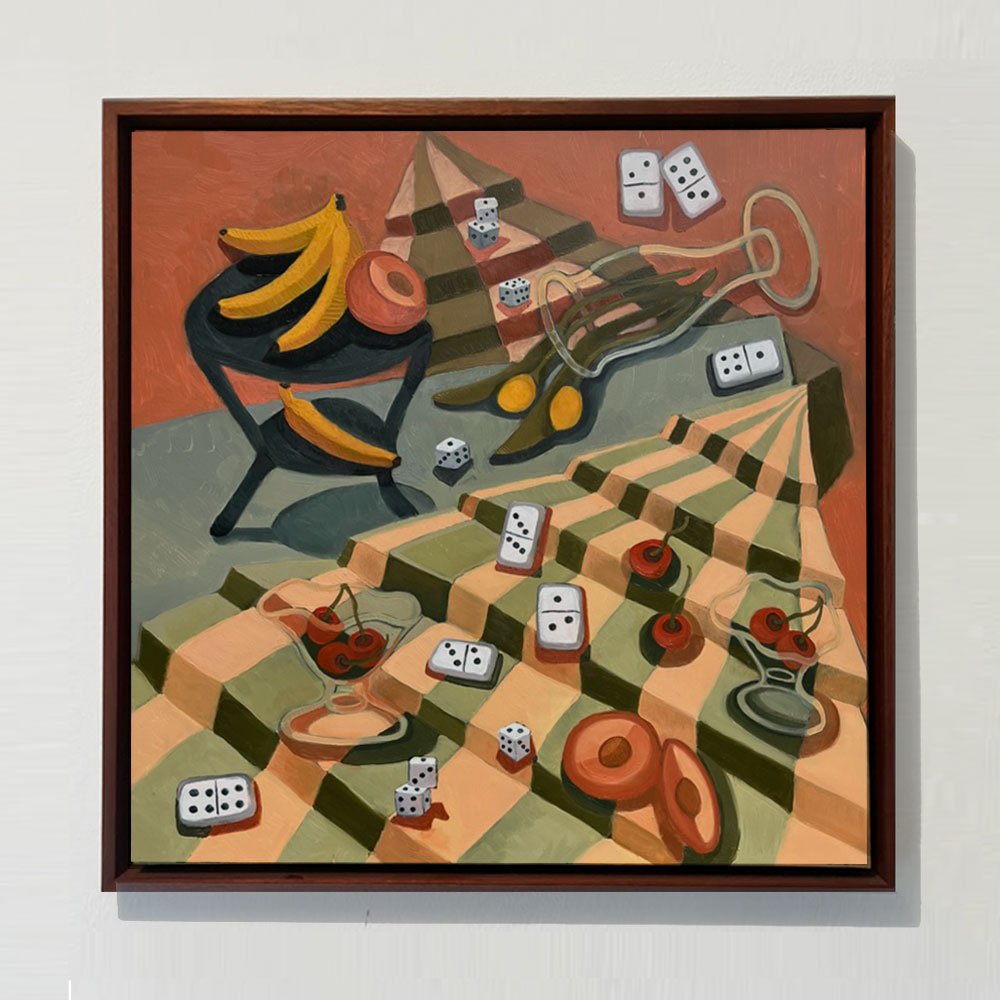 Stairs to Somewhere | Oil on Gesso | Available