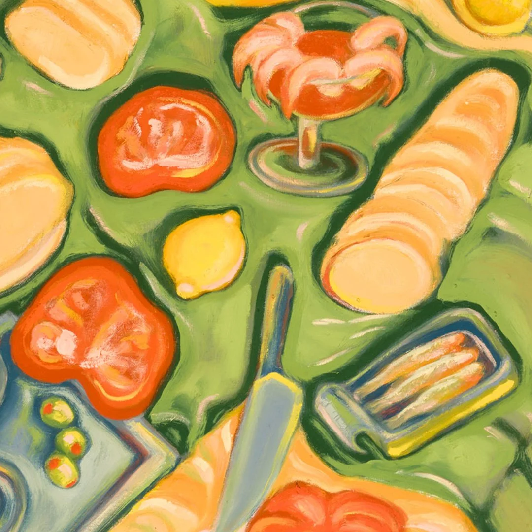 End of Summer Feast | Oil on Canvas | Sold