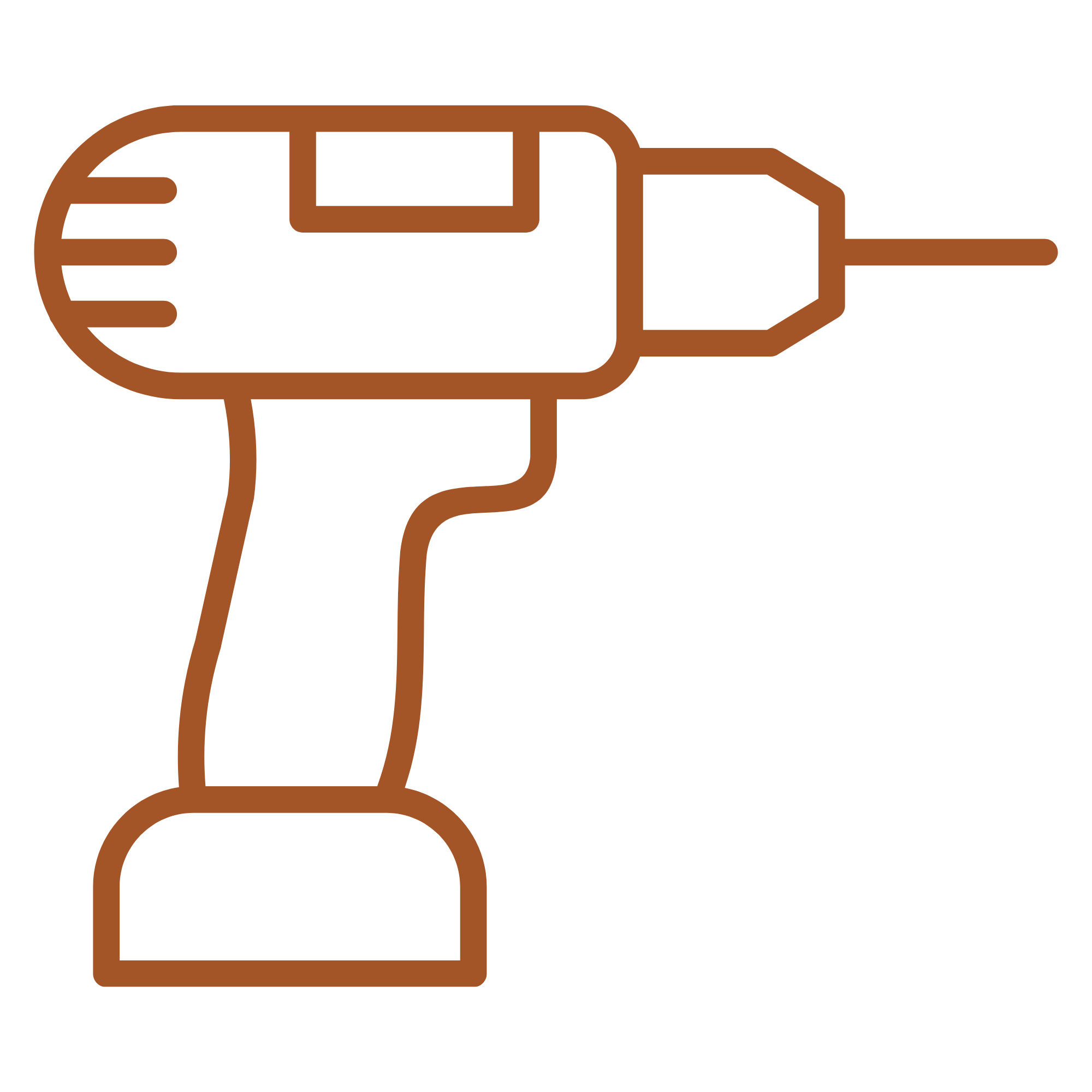 Simplified digital illustration of an electrical plug and socket in brown color with black background.