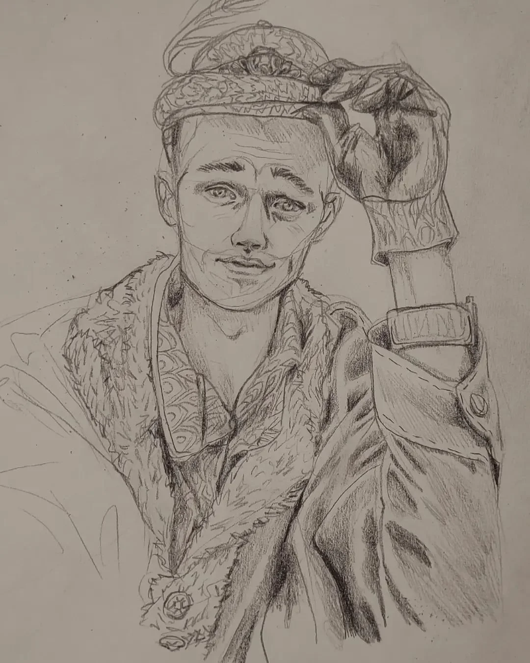 Photo reference by: @kyle22cox  #drawing #people #art #drawing #illustration #sketch #portrait