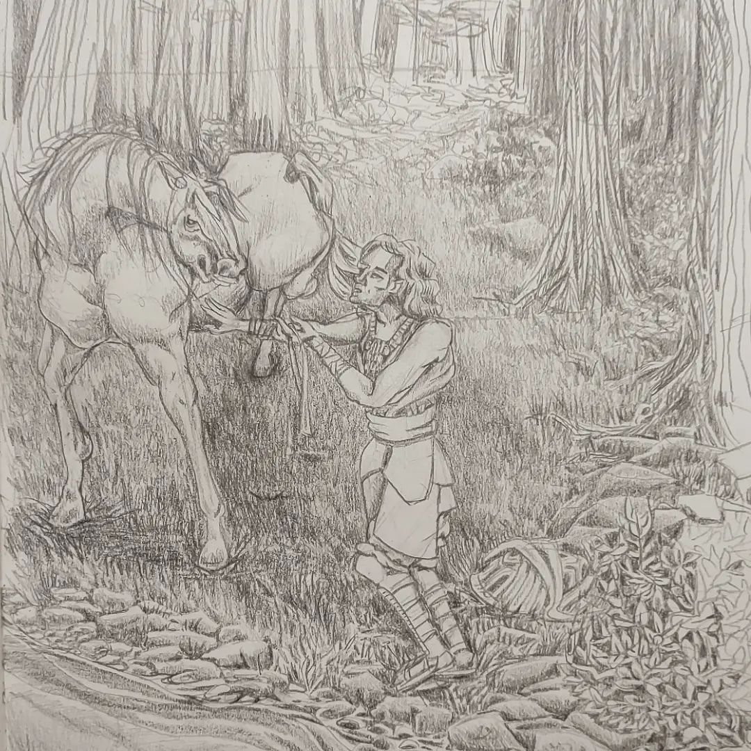 #art #sketch #illustration #drawing #horse #sketchbook #story