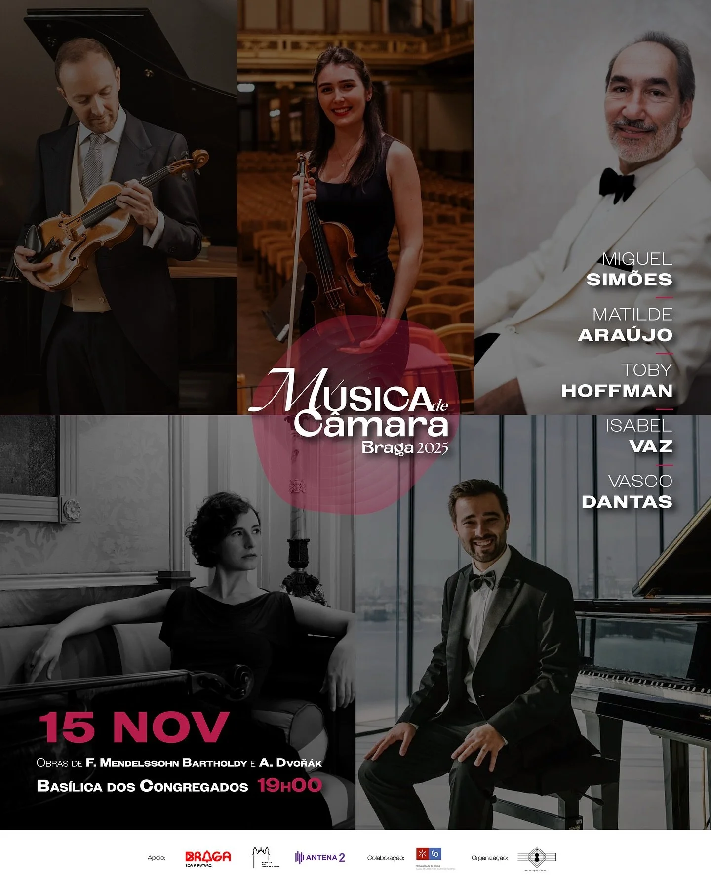 𝙀𝙘𝙤𝙨 𝙙𝙤 𝙍𝙤𝙢𝙖𝙣𝙩𝙞𝙨𝙢𝙤 🎶
Bas&iacute;lica dos Congregados | 15 NOV | 19h00

[ᴘᴛ] No pr&oacute;ximo s&aacute;bado, dia 15 de Novembro, a M&uacute;sica de C&acirc;mara Braga 2025 continua com mais um concerto, desta vez com 𝙈𝙞𝙜𝙪𝙚𝙡 𝙎?