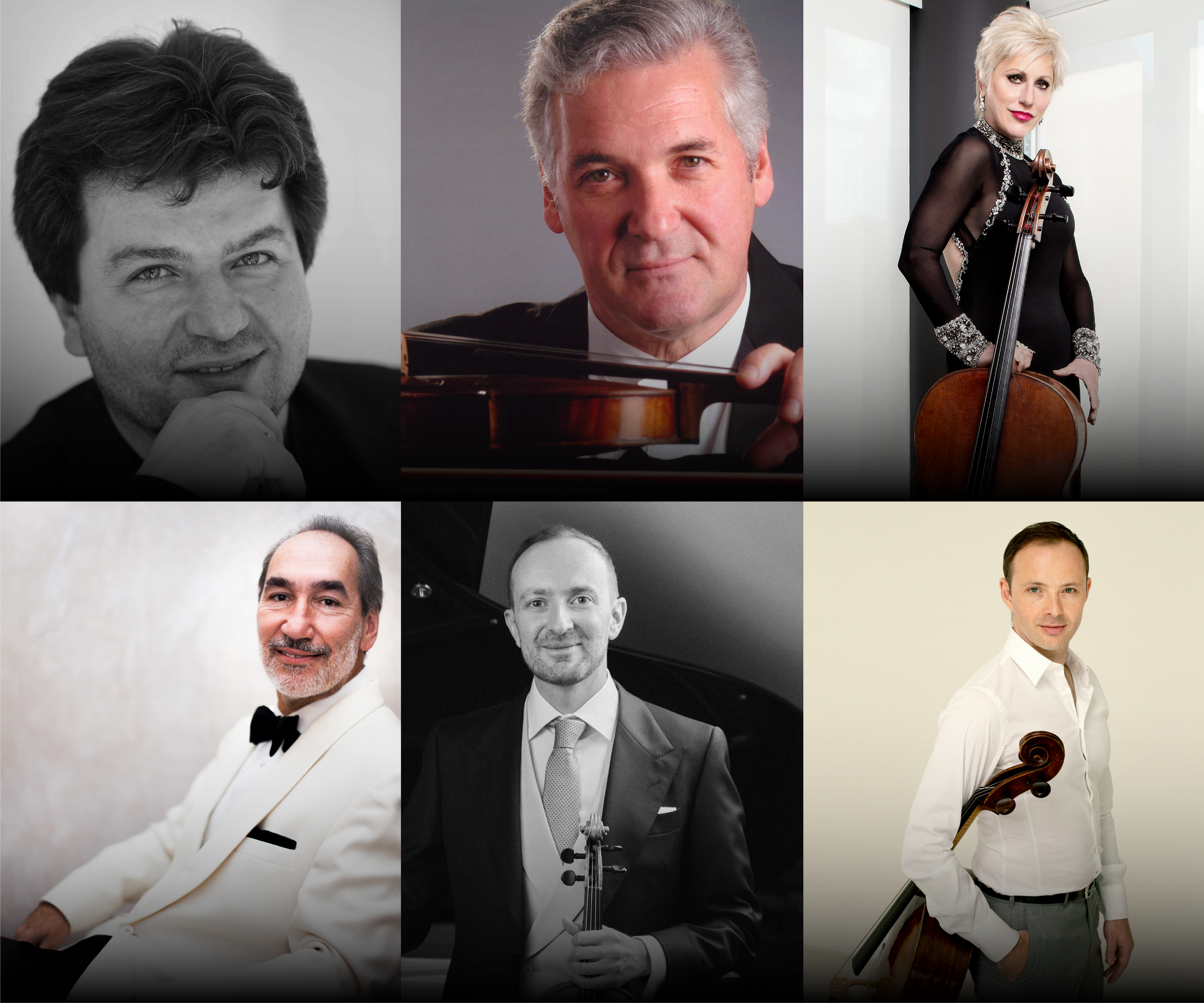 Pinchas Zukerman, Miguel Simões, Alexander Gordon, Toby Hoffman, Amanda Forsyth, Kyril Zlotnikov