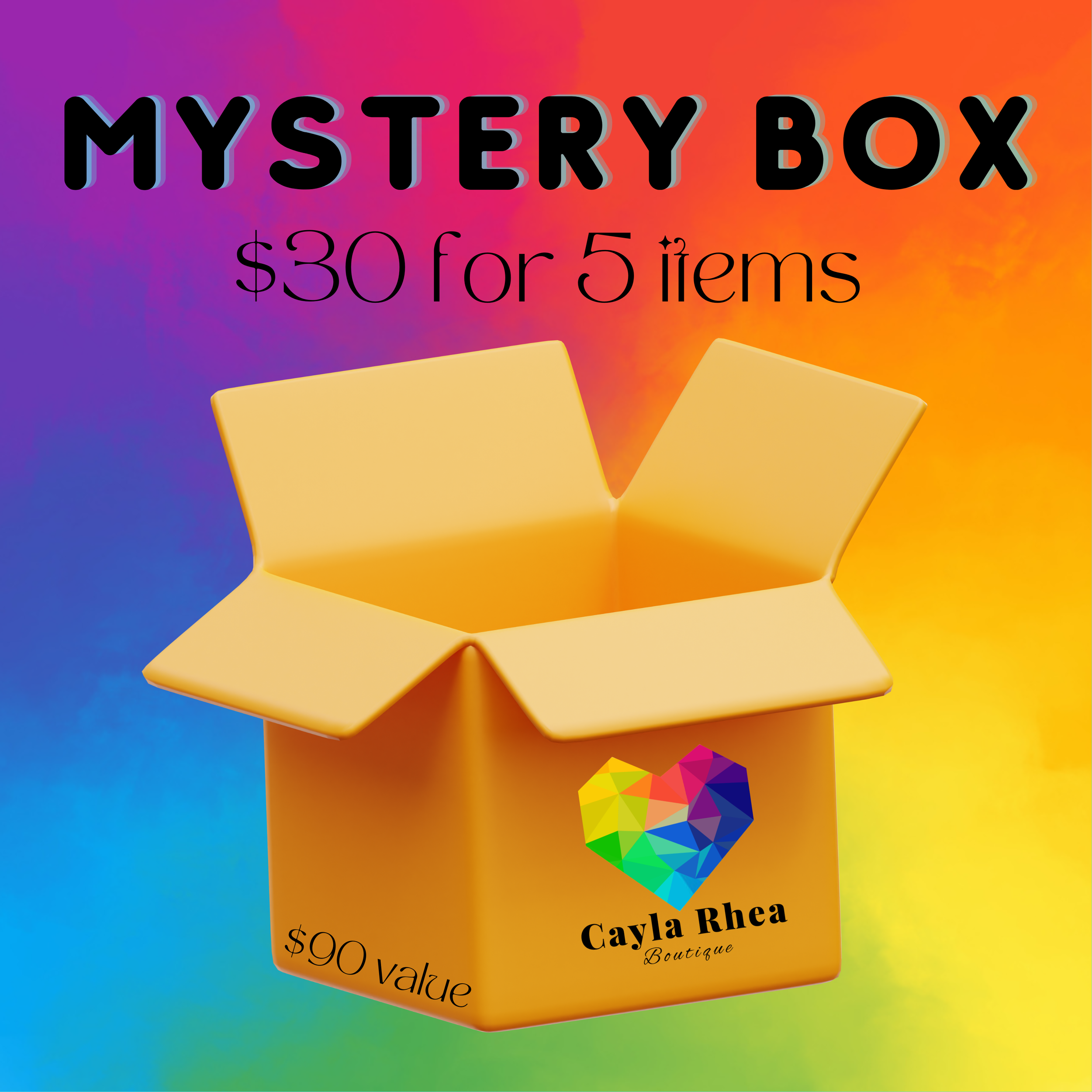 $30 for 5 item Mystery Box