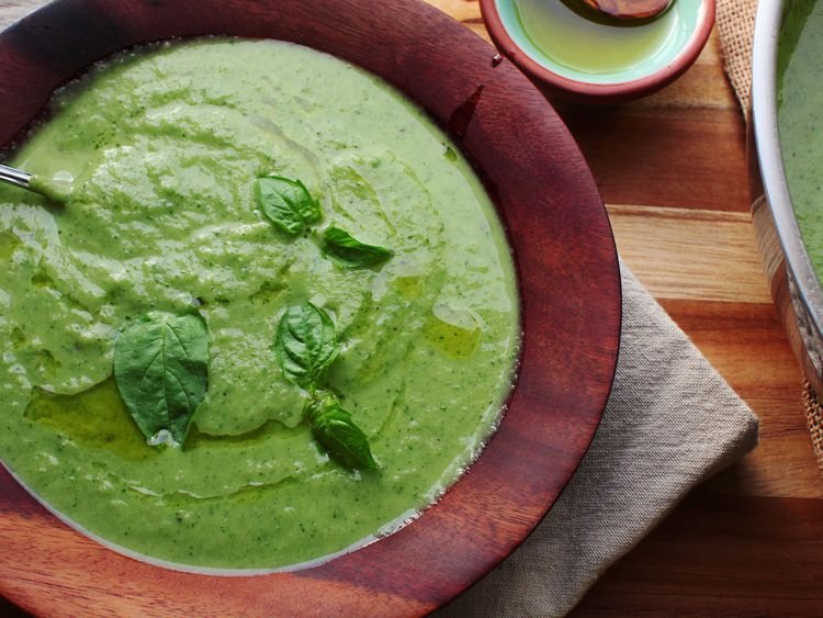 Zucchini-Basil Soup