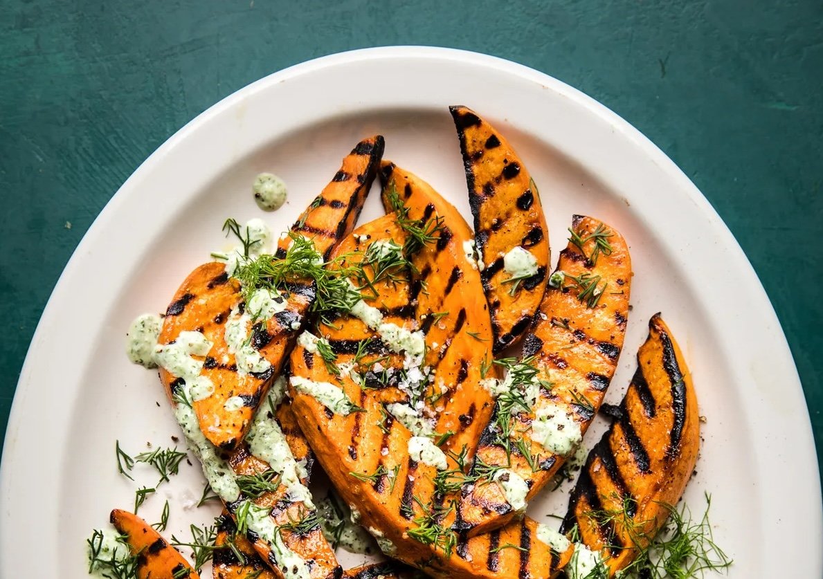 Grilled Sweet Potatoes