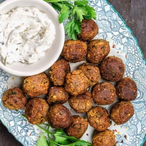 Vegan Eggplant Meatballs