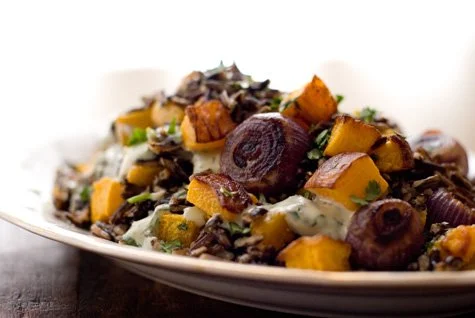 Roasted Pumpkin &amp; Cilantro Salad 