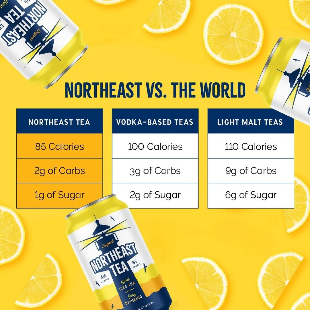 In the Northeast we like our teas light, crisp, and refreshing. Just like the pitcher at home our teas are not like those down south with a chewy sweetness. This guilt-free tea is now available throughout Central and Southeastern PA, Delaware, and Ma