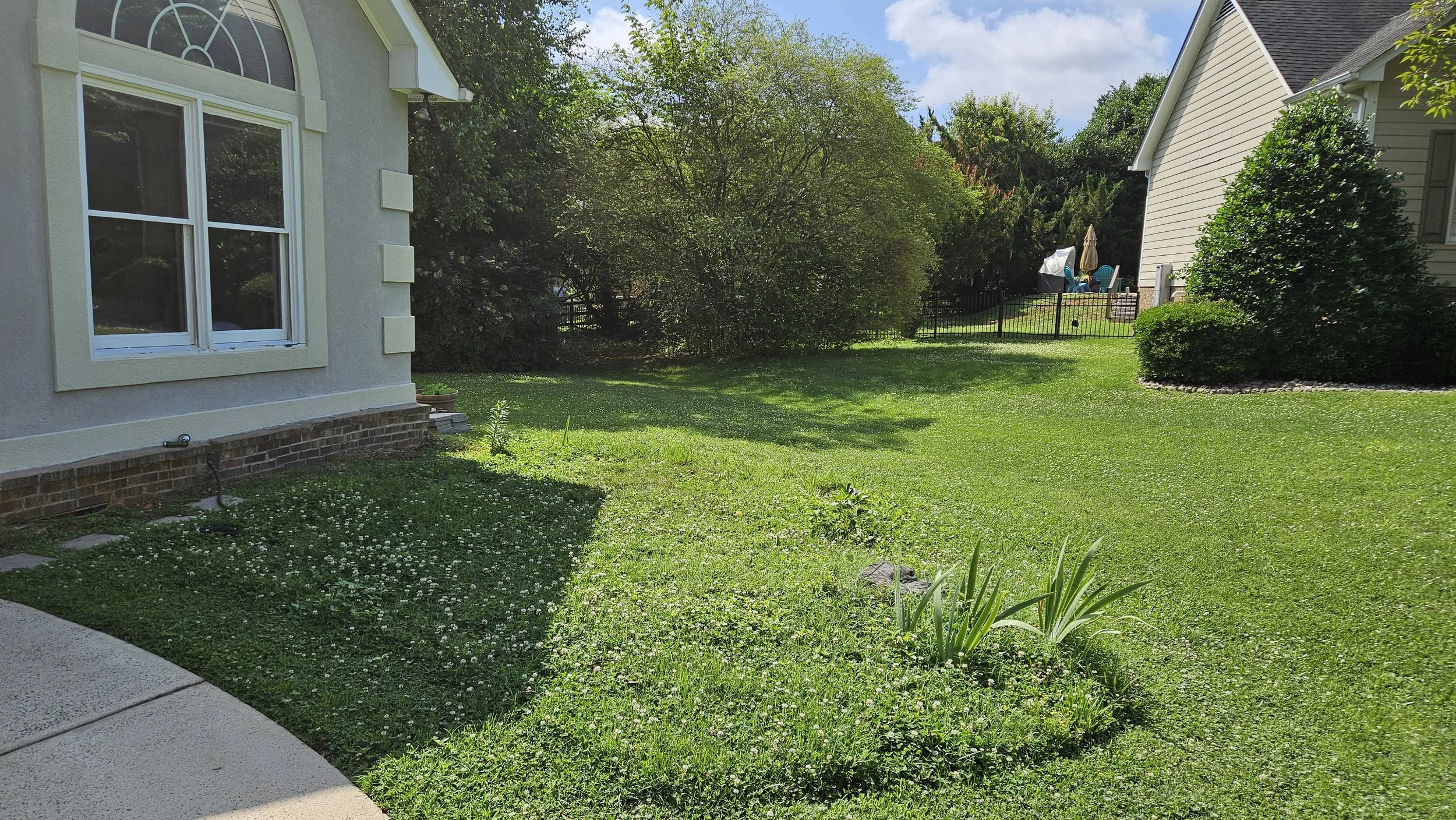 Before - front right foundation