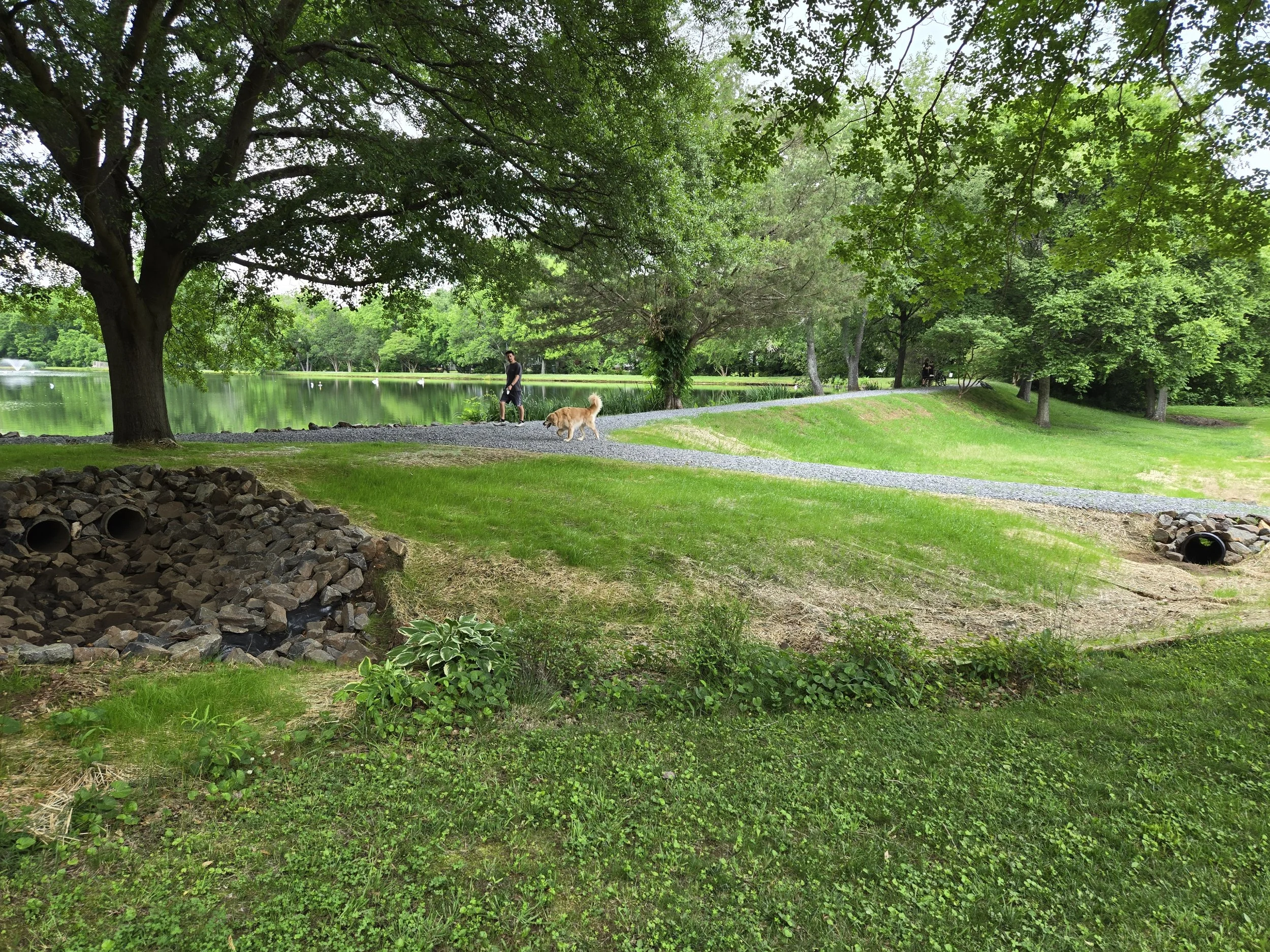 Before - orphan strip of land across drainage ditch