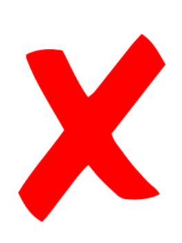 Red X
