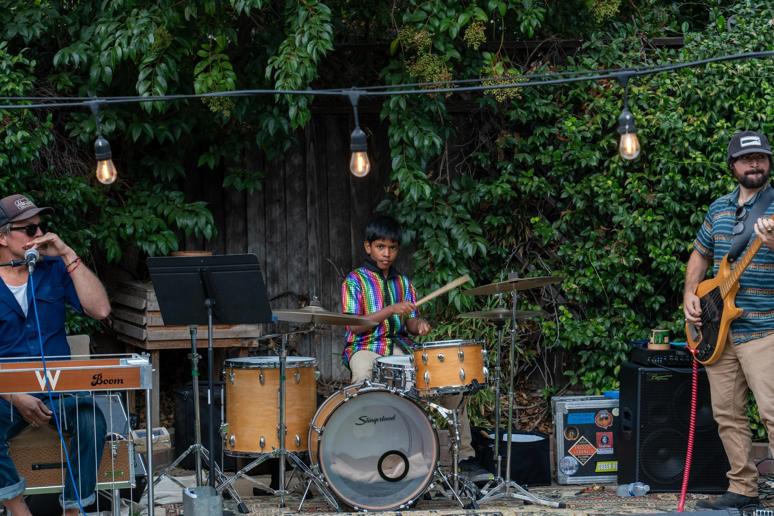 Jithesh performing at the ADL Drums Summer Jam