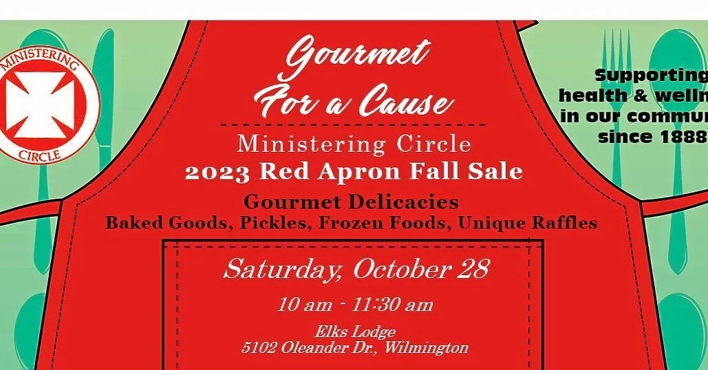 Wait No longer ! TOMORROW is The Gourmet Sale you have been waiting 2 years to return!
Wonderful treats( no tricks) from around the community! Sale begins at 10 am! Thank you to the wonderful raffle and sale sponsors! The  grants to health and wellne
