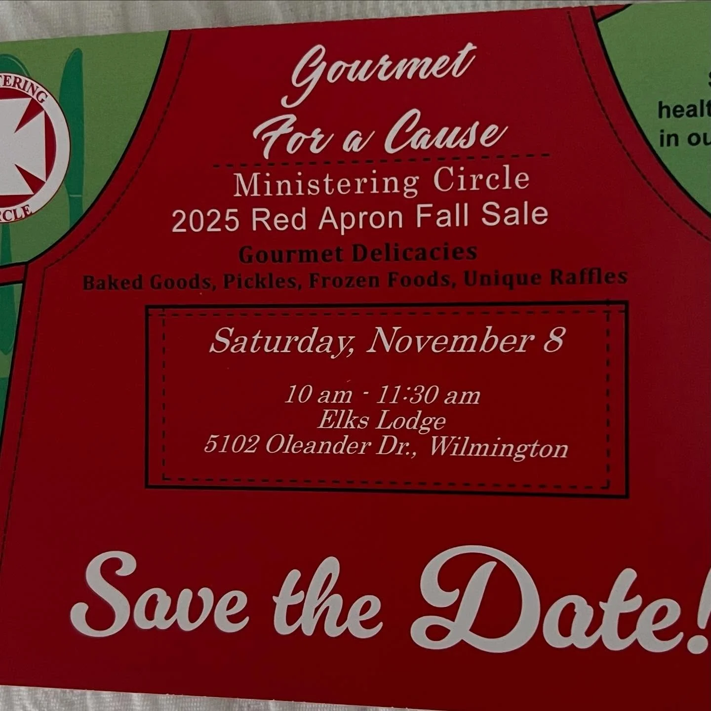One week away! Don&rsquo;t miss out! Money raised from the Sale, the Raffle and the wonderful sponsors goes directly to scholarships and health and wellness grants in the community!