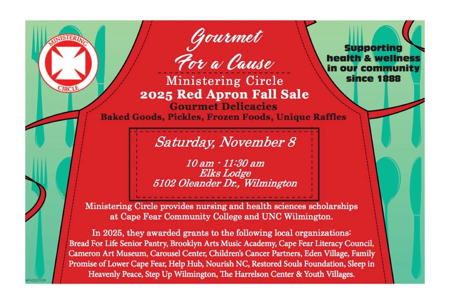 Mark your calendar now!
November 8th!