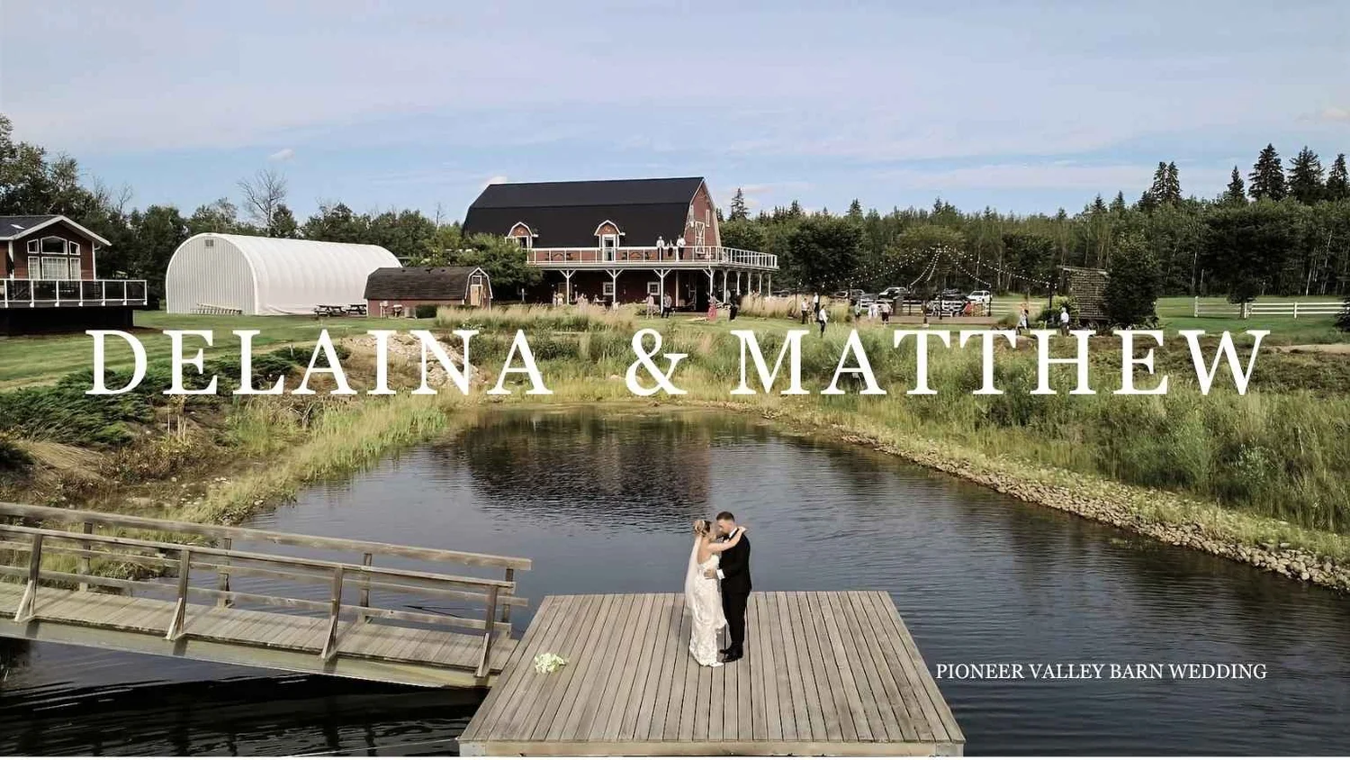Delaina and Matthew wedding film cover