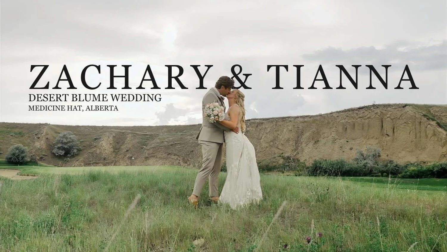 Zachary and Tianna wedding film cover