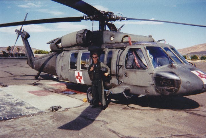 SGT Davis on a UH-60 Blackhawk FT Irwin USAAAD