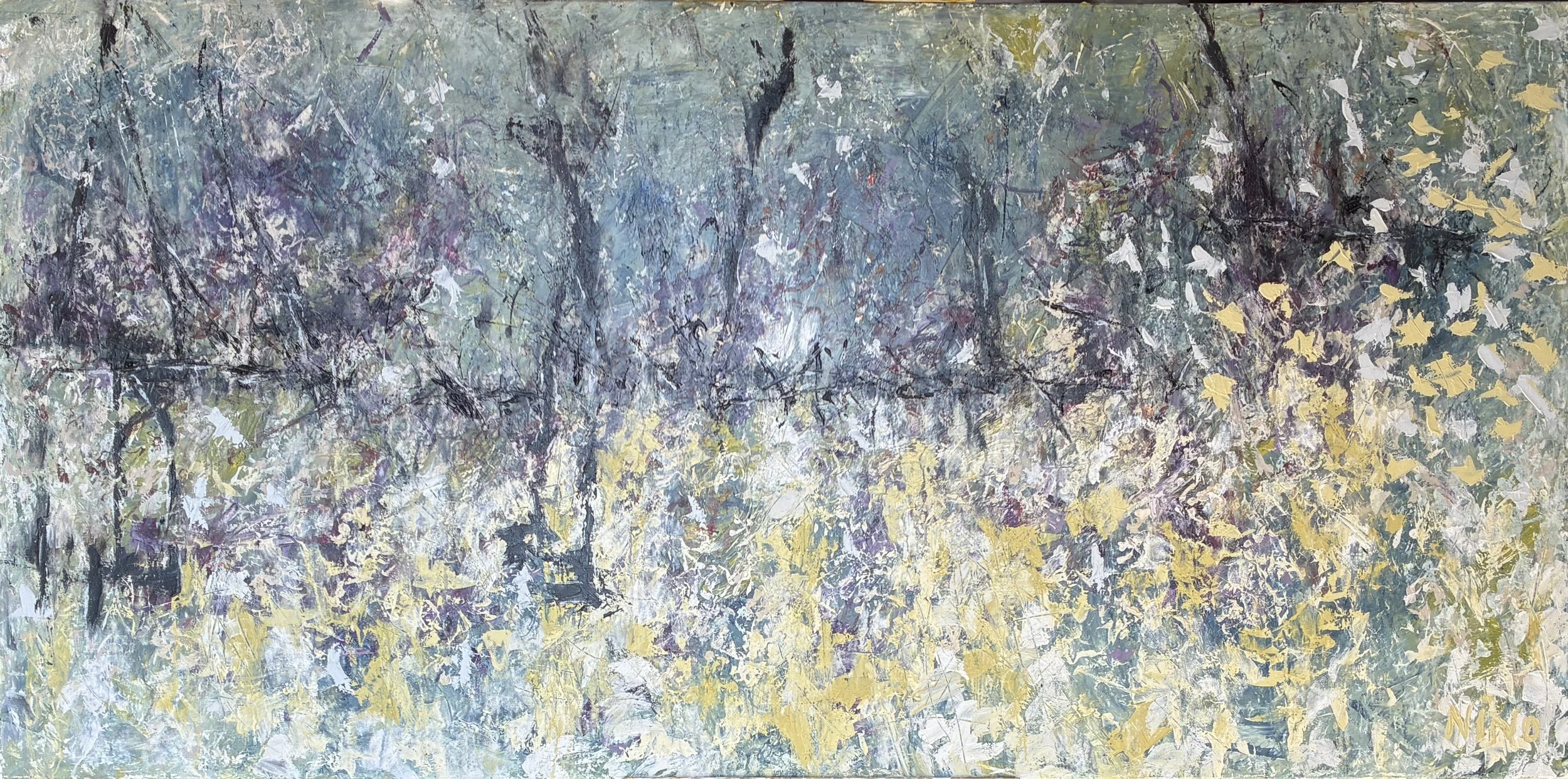 Crossing Over 96x48 Acrylic Paste  $4,700