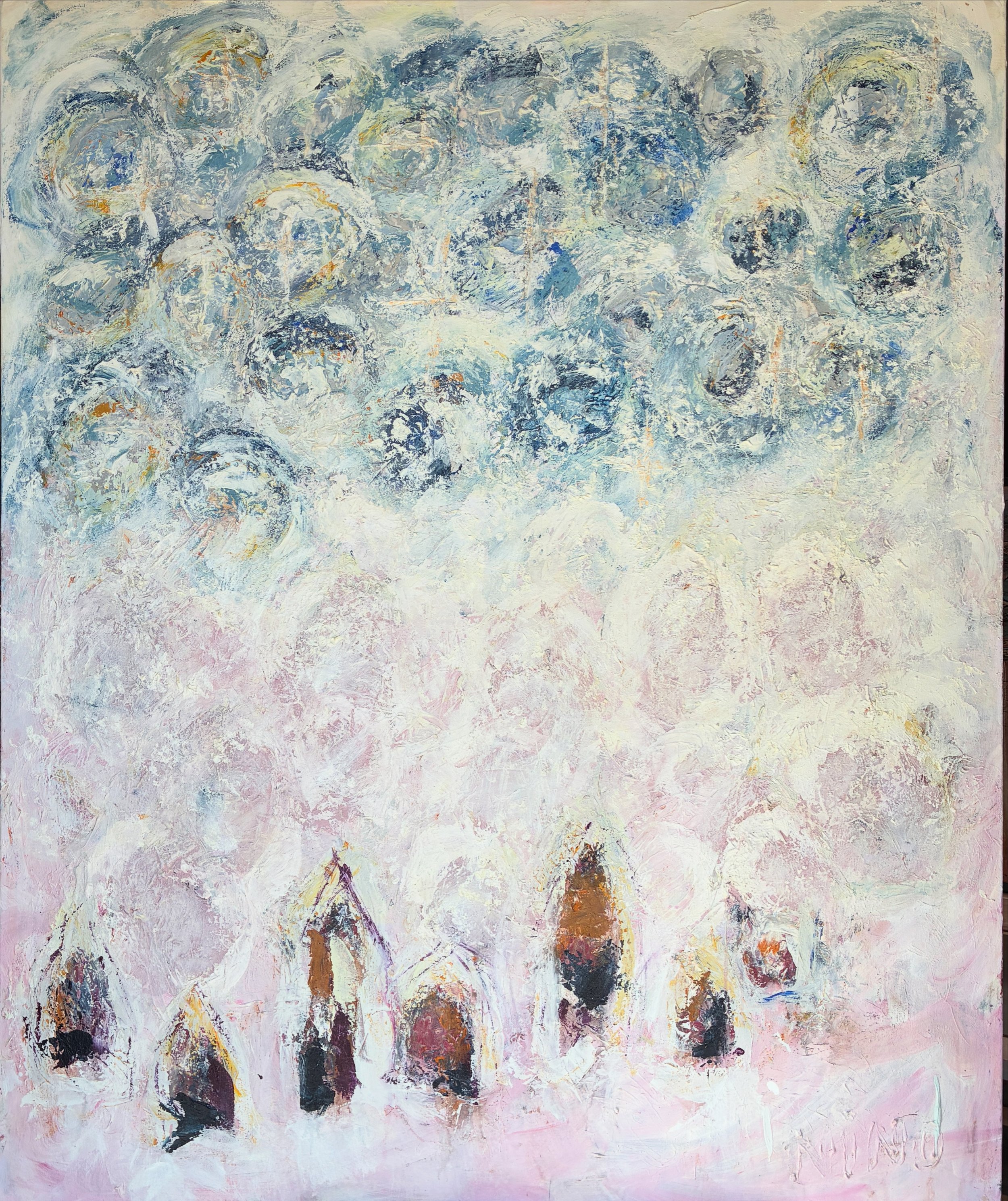 Charlie Brown's Christmas 72x60 Acrylic Paste  $4,400