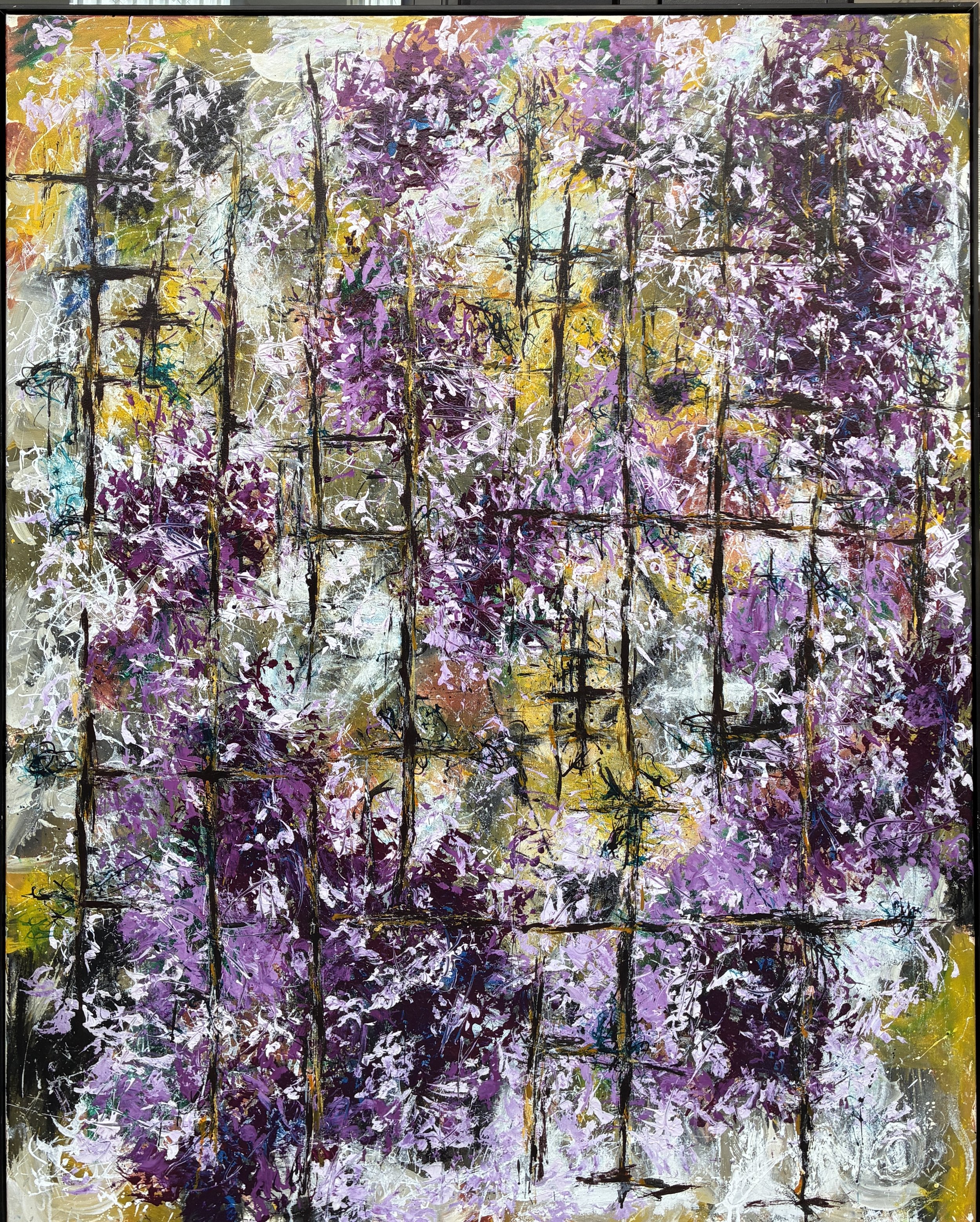 I can see Central Park 60x48 acrylic paste $3,000 print $750