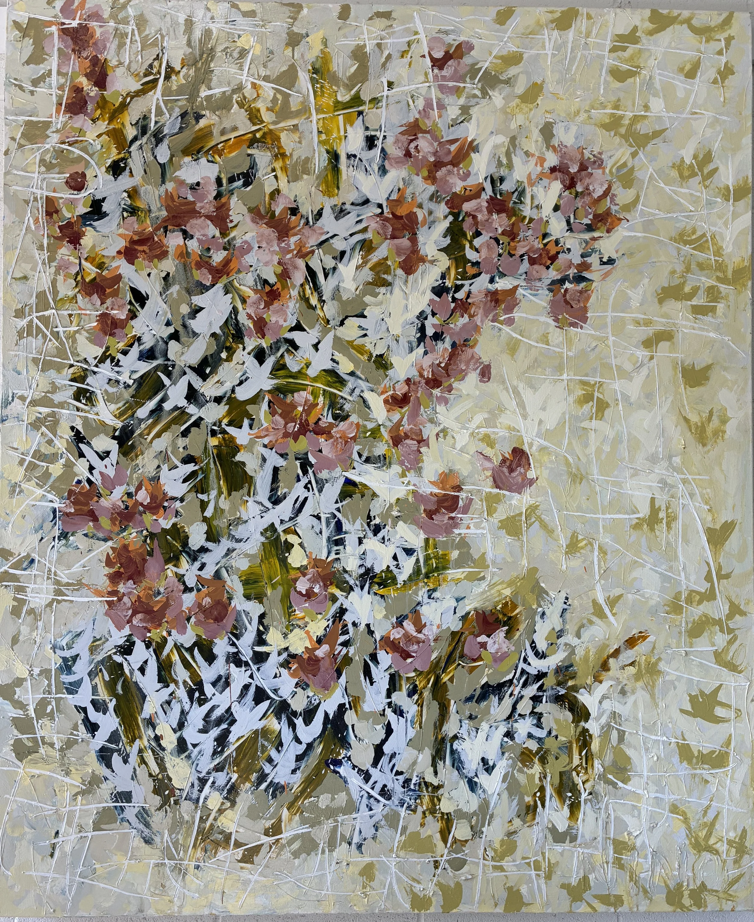 Zu Zu's Petals 72x60 Acrylic Paste $4,400