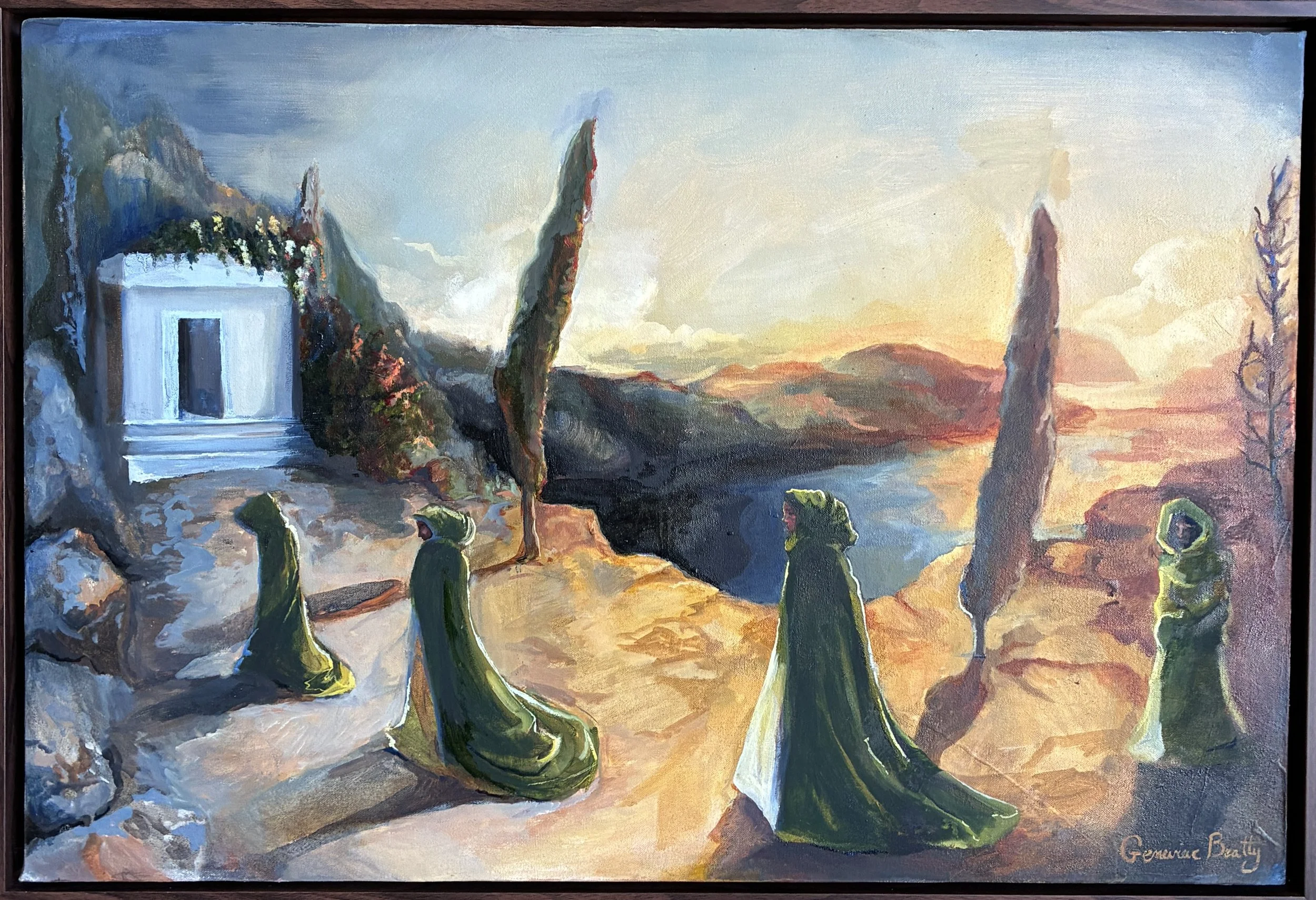 Has the seasons change  22x31  oil  $2,100