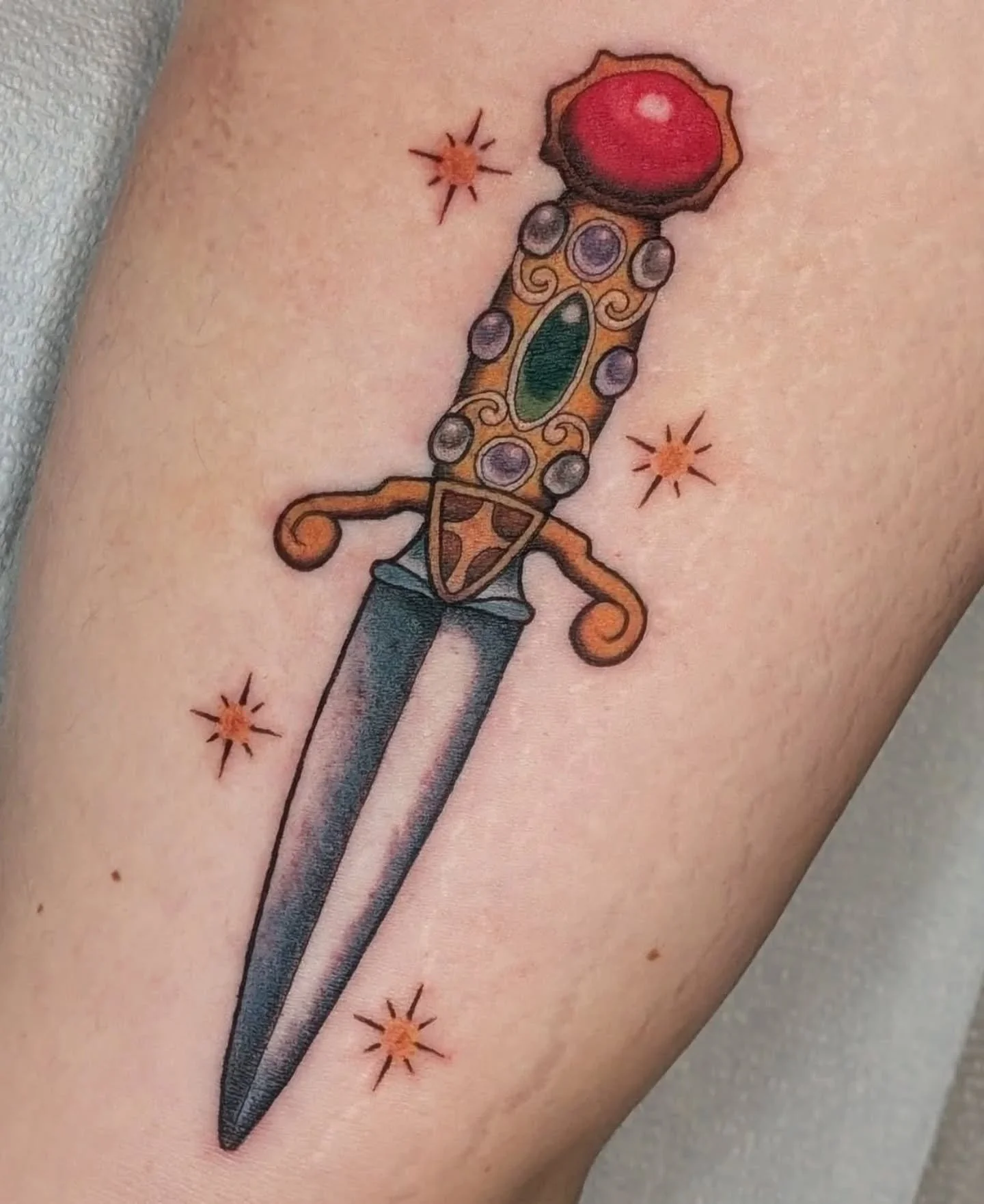 Elvira Dagger Mistress Of The Dark Full Color Neotraditional