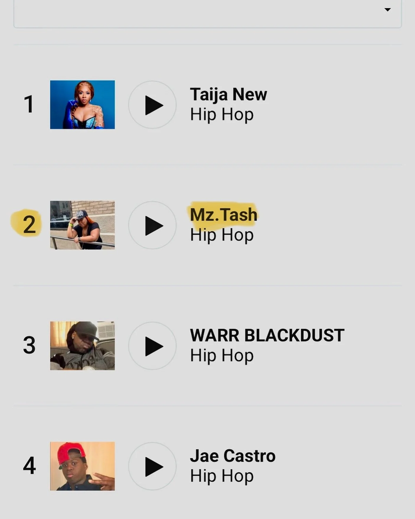 ❤️&zwj;🔥Mz.Tash from @countedmeoutproductions- #2 on the Springfield Hip-Hop charts&hellip; and honestly, I&rsquo;m just humbled. 🙏🏽

I don&rsquo;t chase numbers - I chase purpose.
Between being a teacher, a mom, and an emcee&hellip; I pour what I