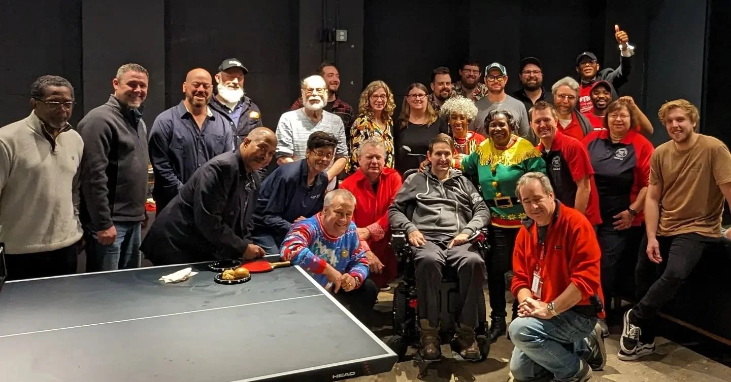 Great turnout yesterday at 5 Iron Golf in Detroit for the annual NABET-CWA Local 43 annual Christmas Party and General Membership Meeting.