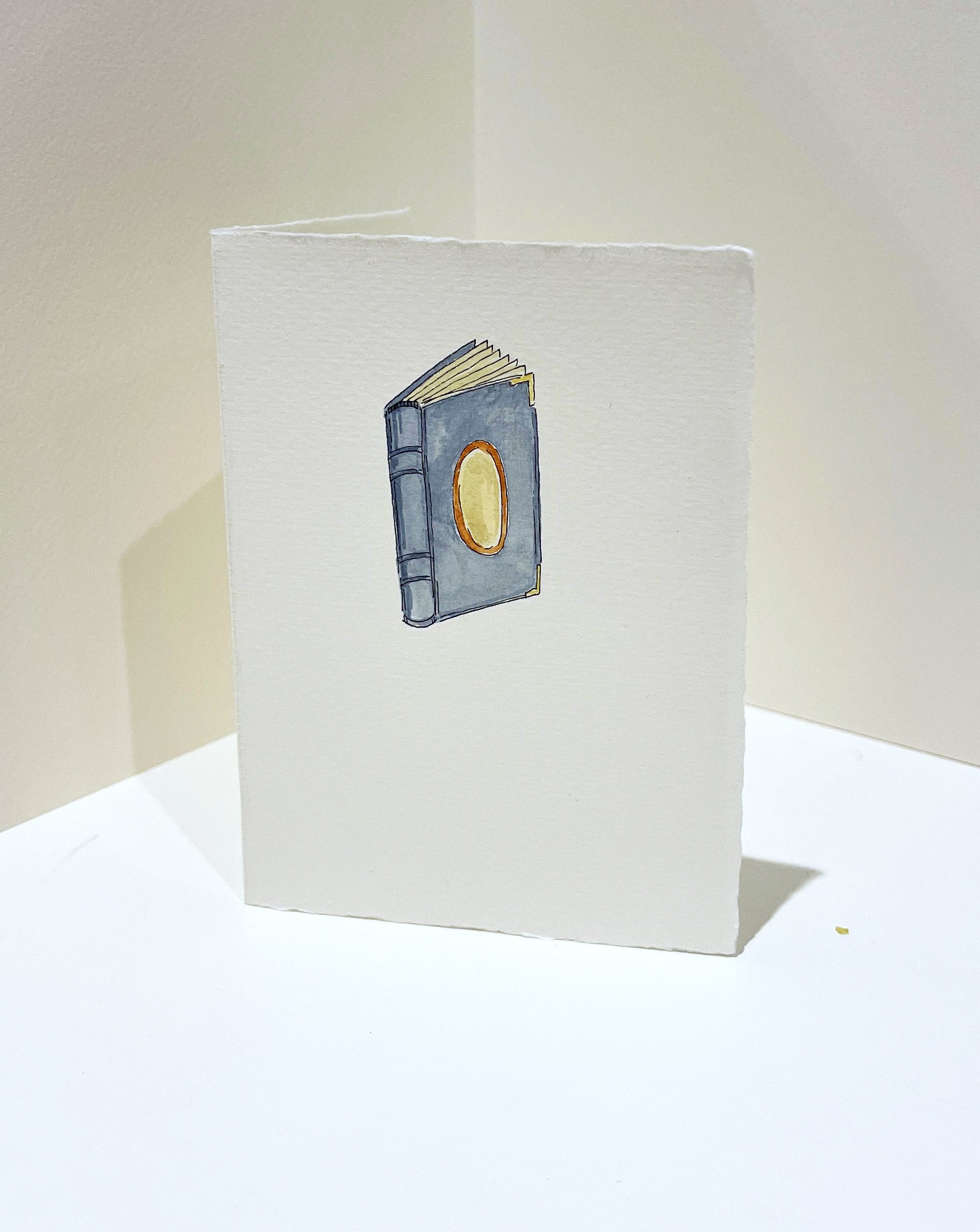 Stationery - larger book in blue