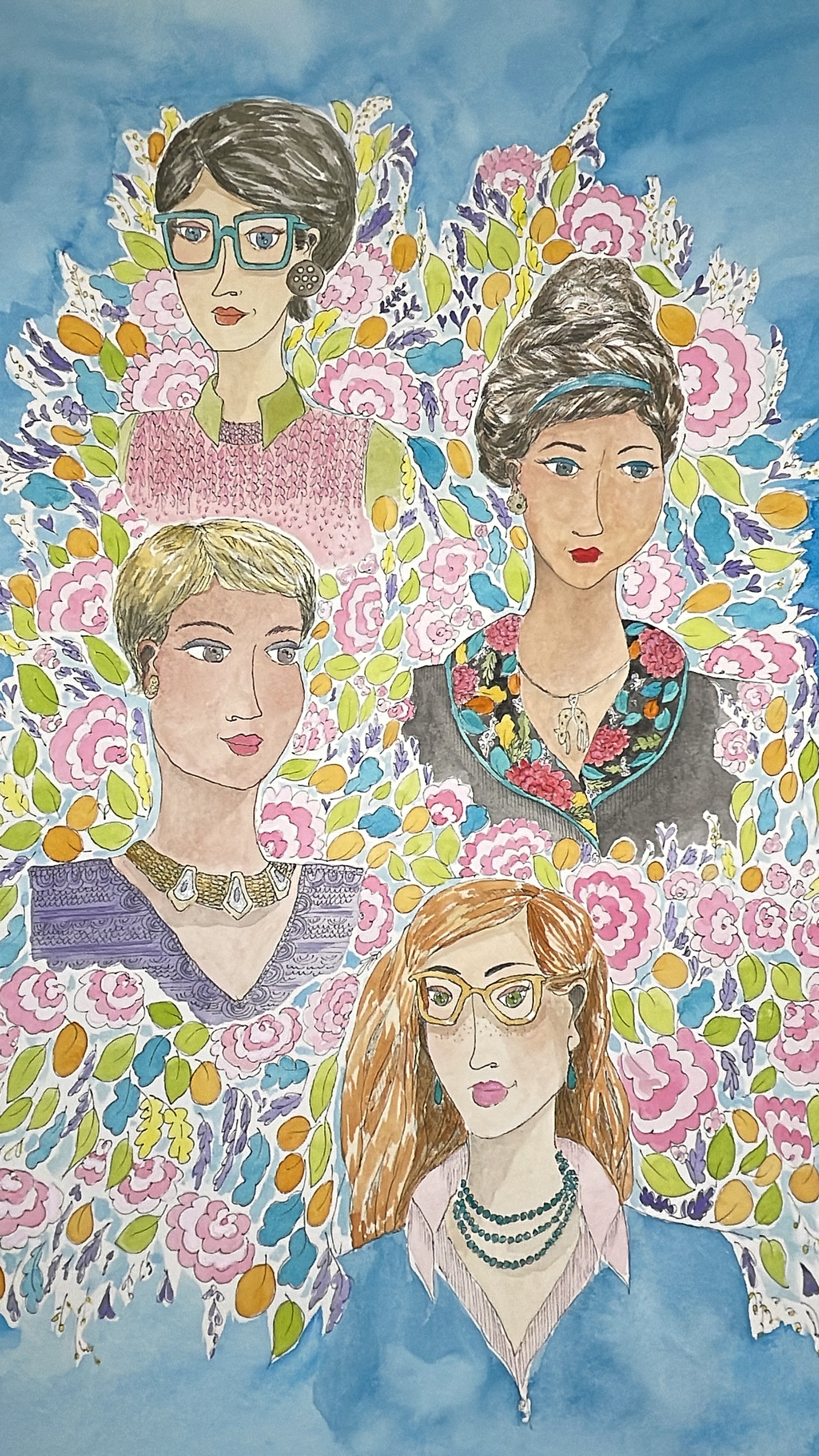 Kathy_Kyle_handpainted_Trio_Women_retro_closeup.jpeg
