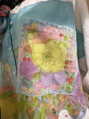 Closer look: hand painted clothing