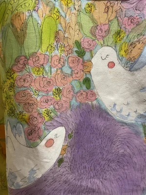 Closer look: hand painted clothing