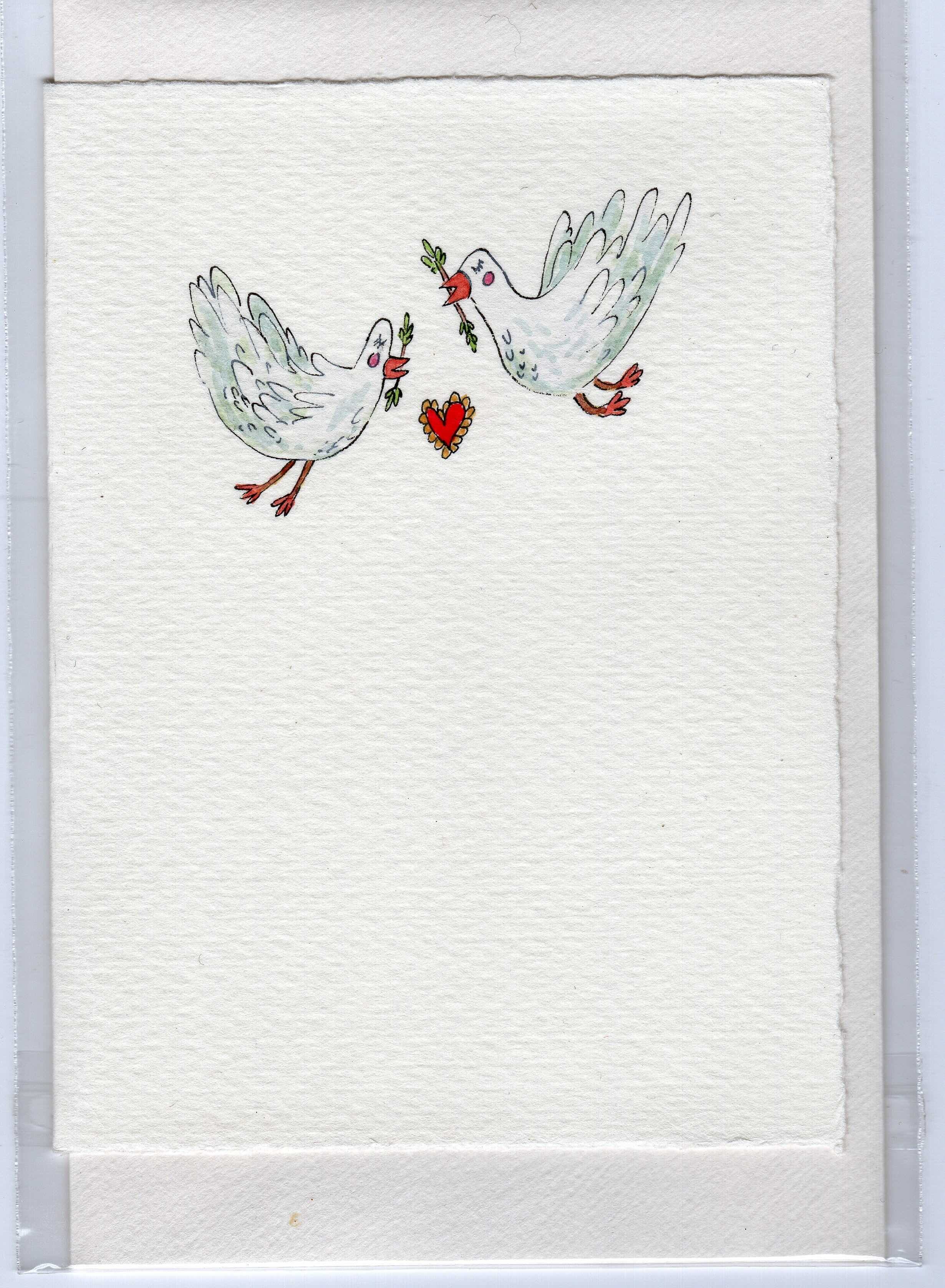 Stationery - dove duo