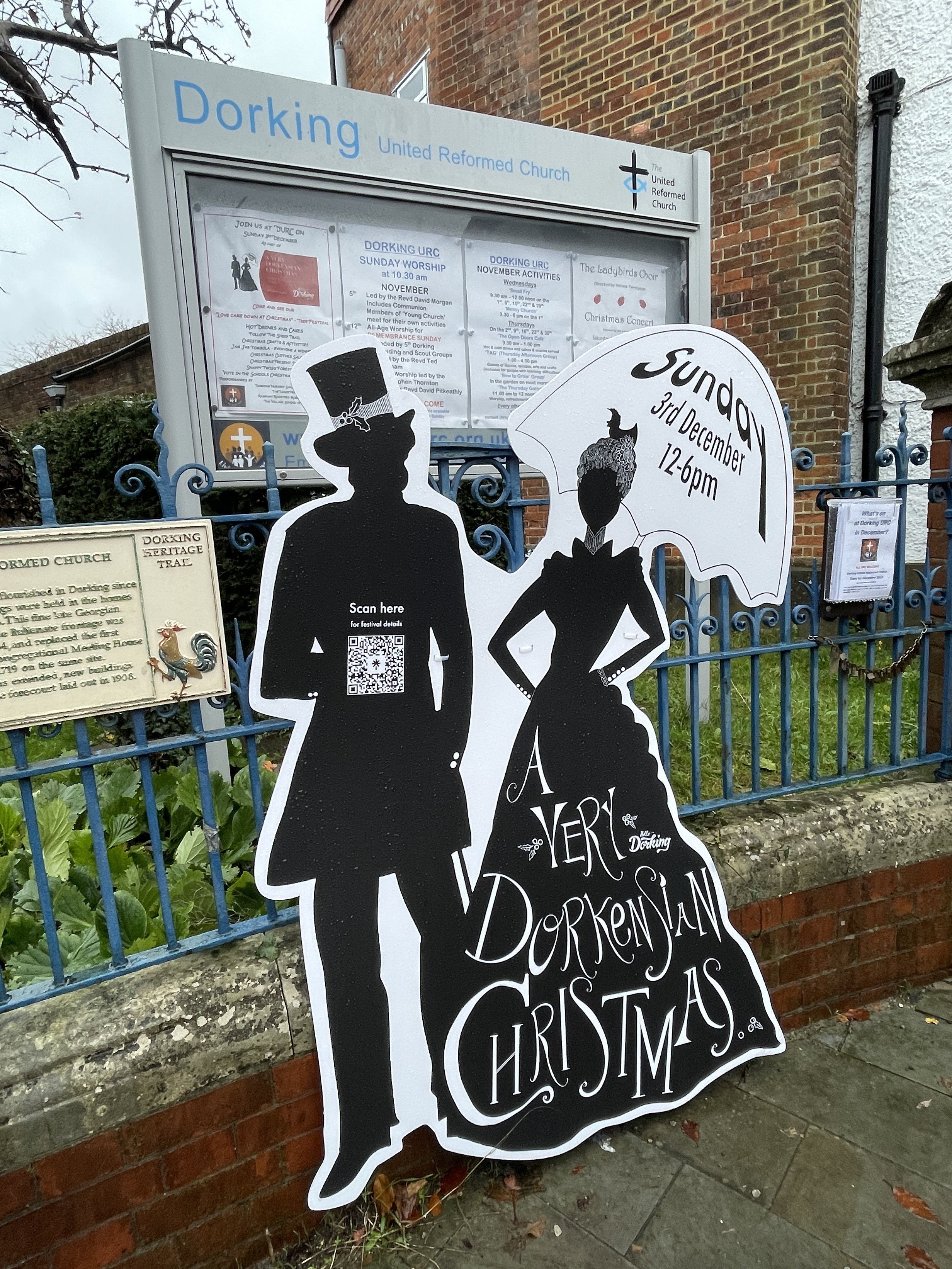 Dorking on street
