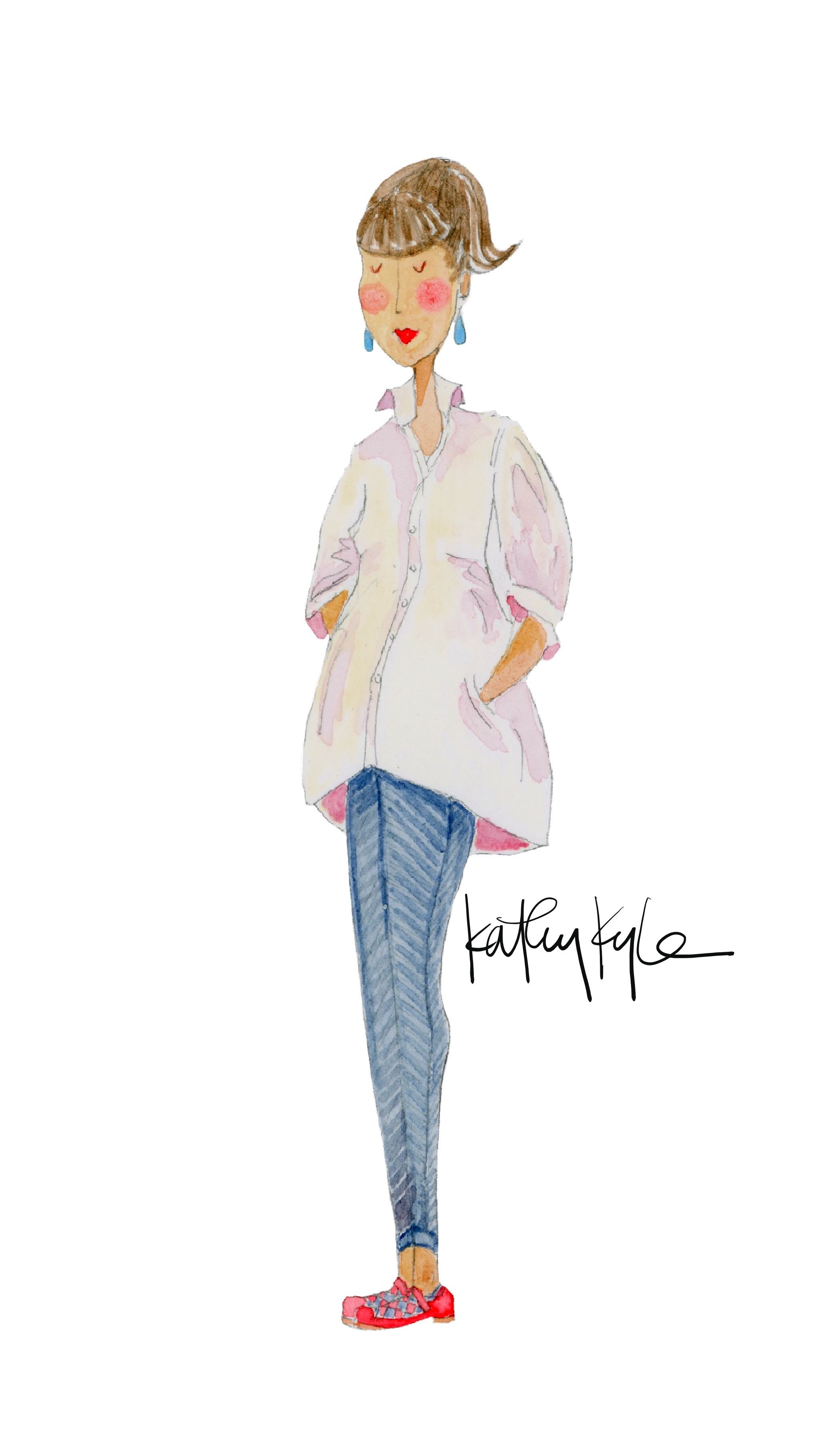 Kathy Kyle Pink Shirt