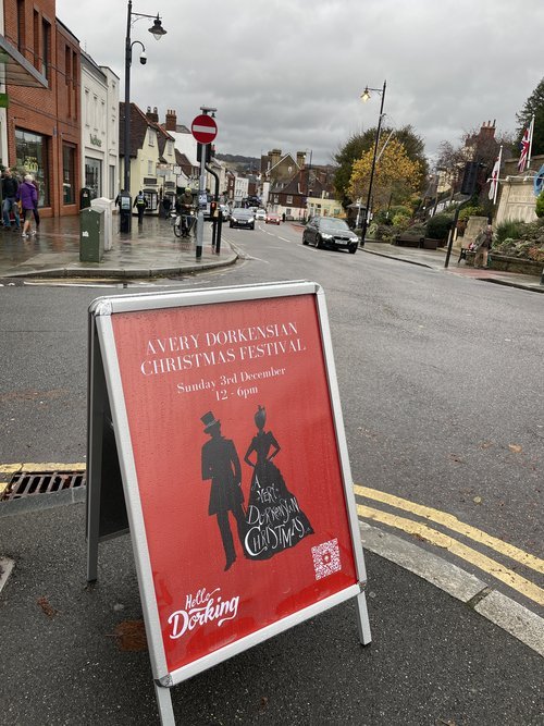 On street advert
