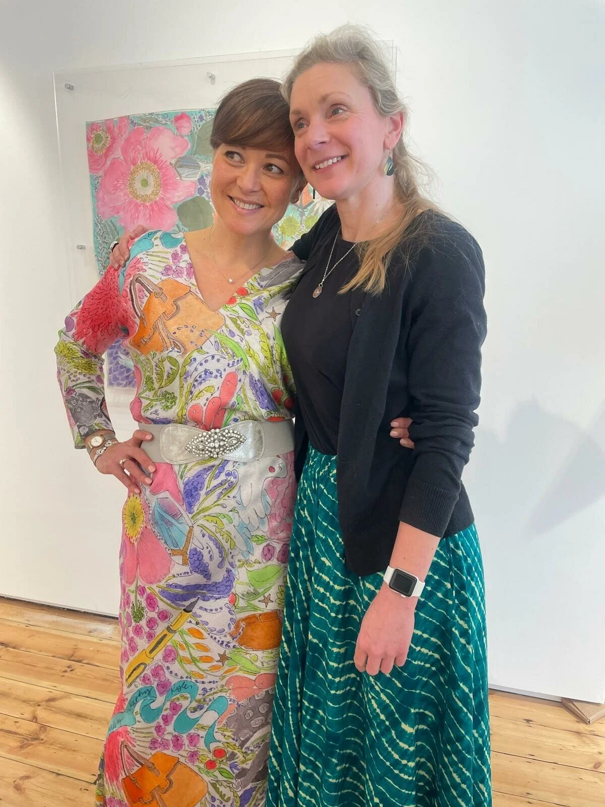 Kathy and Sarah at Kathy's launch in April