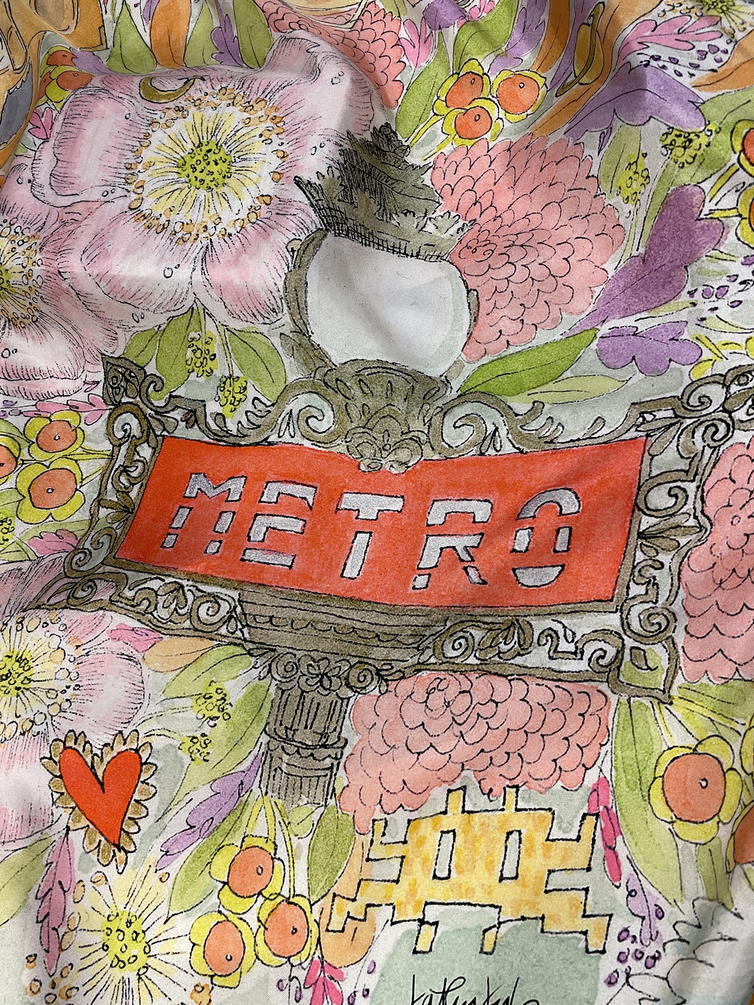 Paris Metro Scarf
