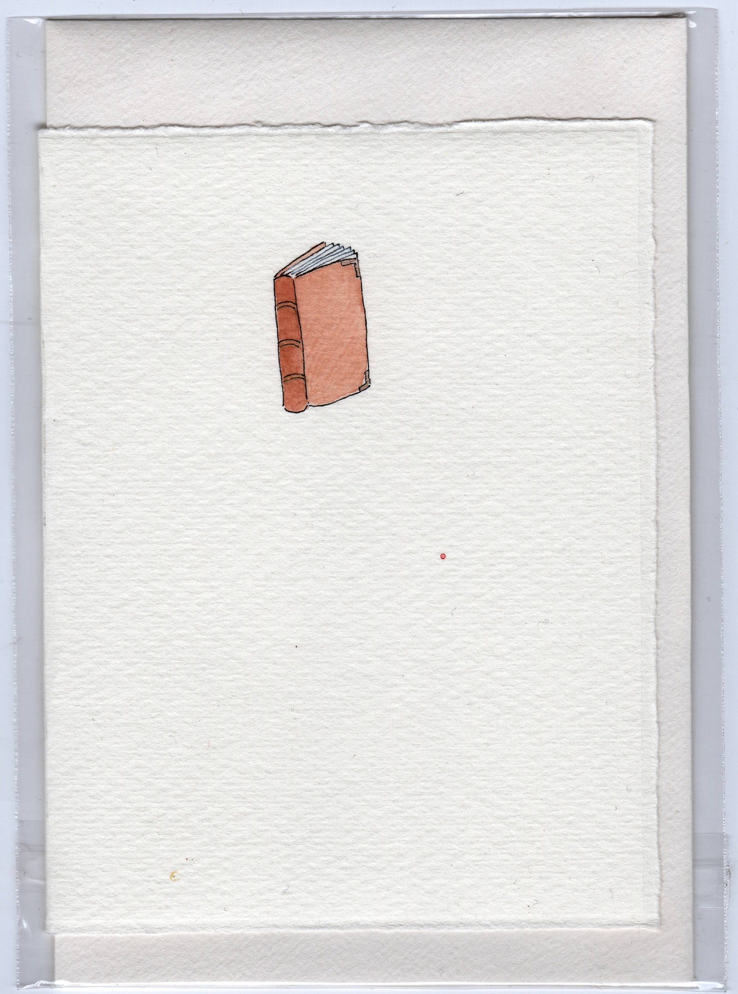 Stationery - brown book