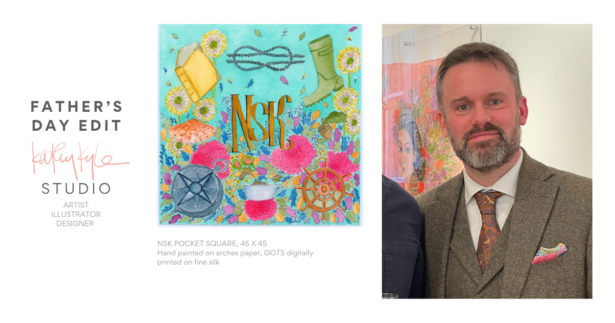 Father's Day Bespoke Pocket Square