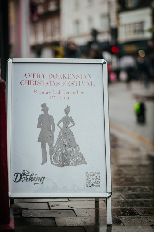 On street Christmas